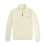 Ordinary Ralph Lauren Cream Double Knit Quarter Zip