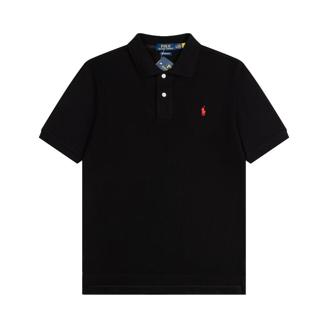 Ordinary Ralph Lauren Men Polo Shirt In Black