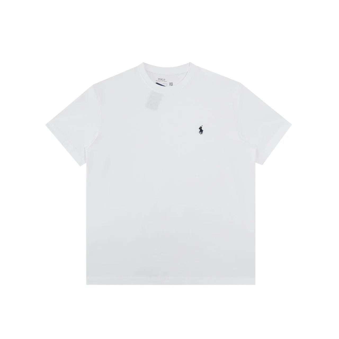 Ordinary Ralph Lauren White Men T shirt Short Sleeve