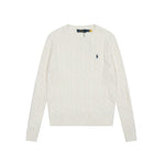 Ordinary Ralph Lauren Cream Cable Knit Cotton Jumper