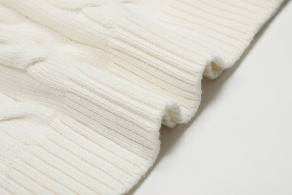 Ordinary Ralph Lauren Cream Cable Knit Cotton Jumper