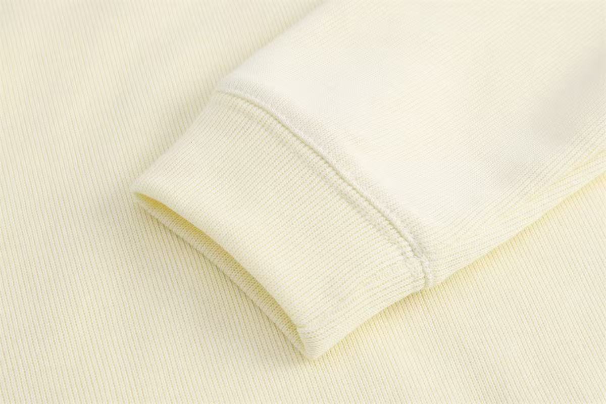 Ordinary Ralph Lauren Cream Double Knit Quarter Zip