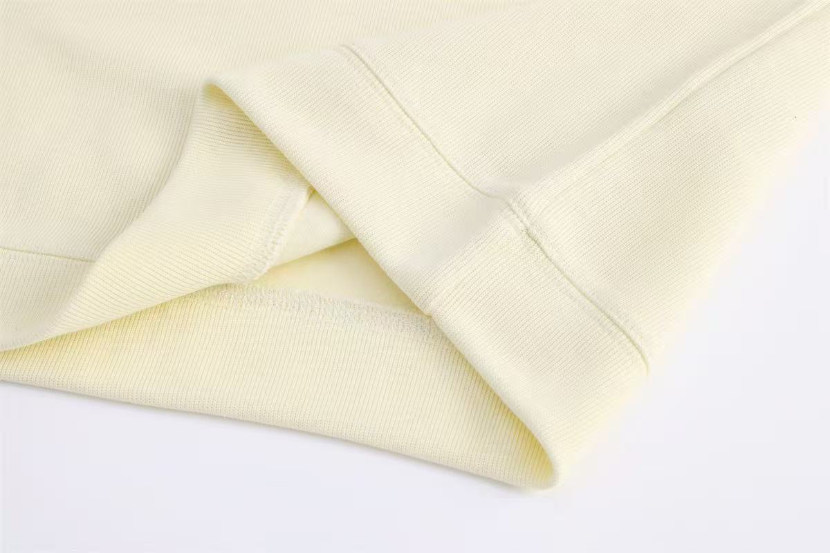 Ordinary Ralph Lauren Cream Double Knit Quarter Zip