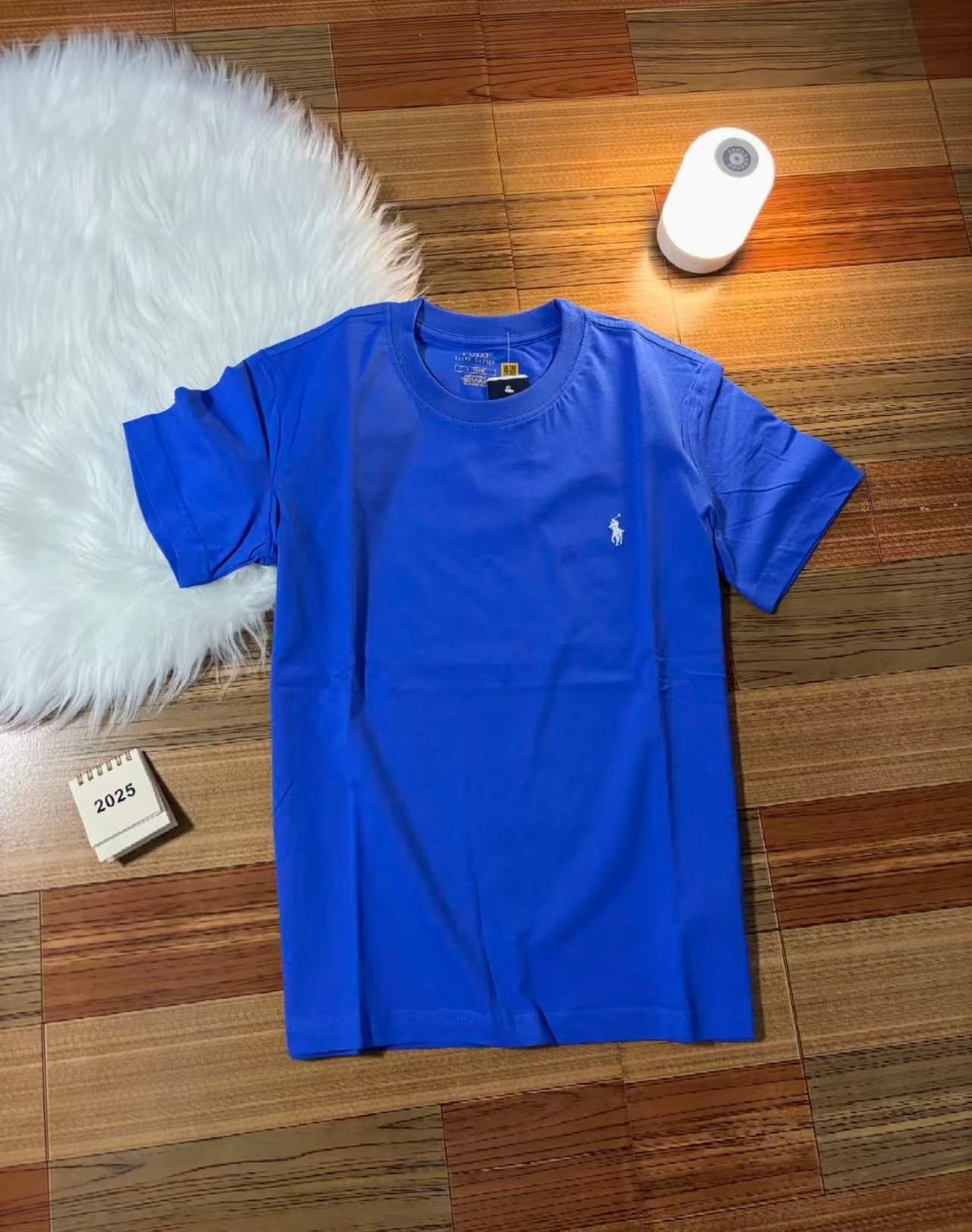 Ordinary Ralph Lauren Blue Men T shirt Short Sleeve