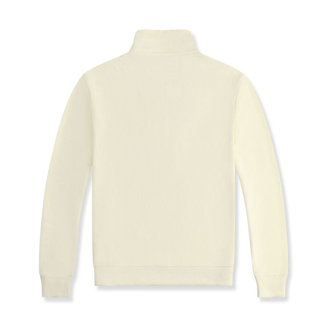 Ordinary Ralph Lauren Cream Double Knit Quarter Zip