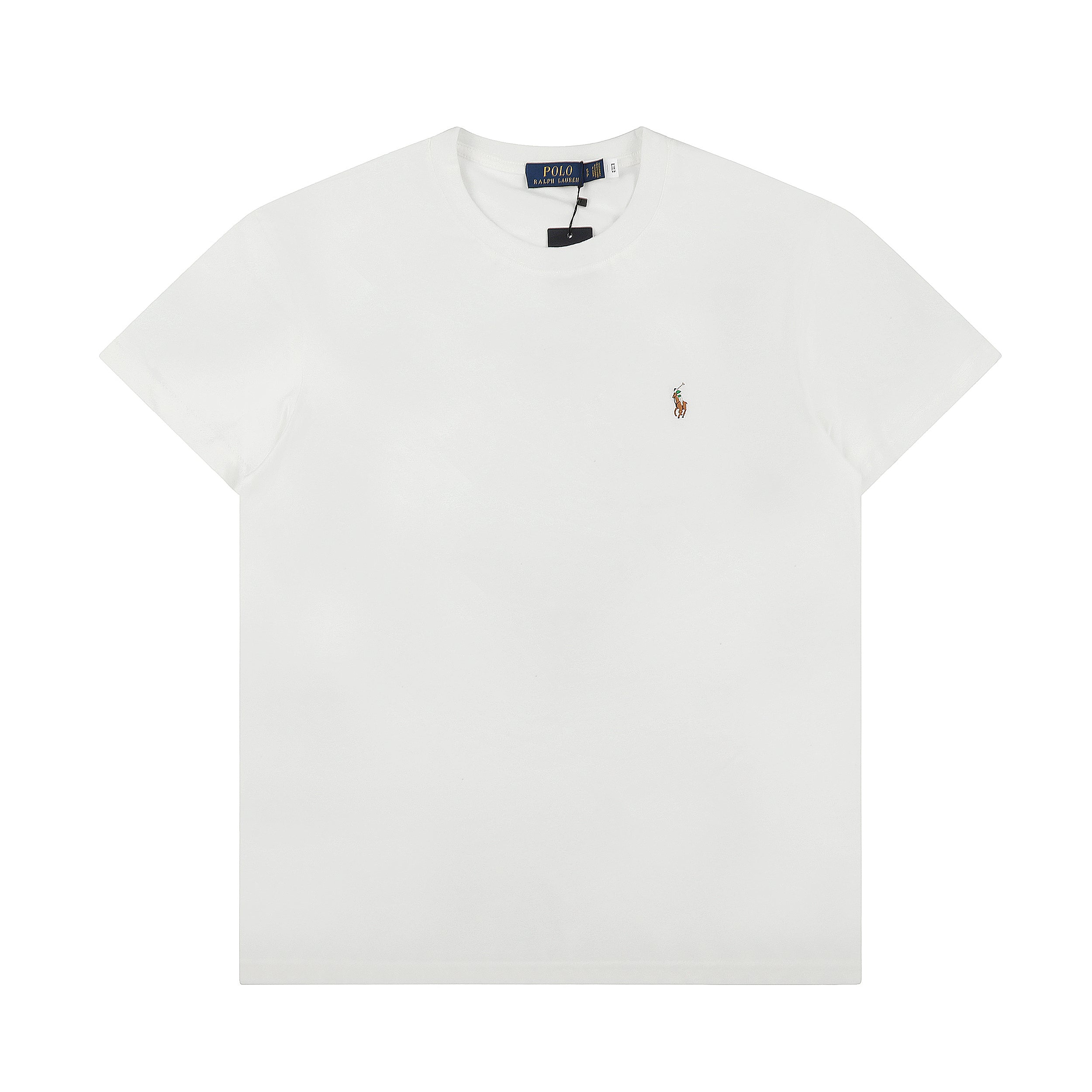 Ordinary Ralph Lauren White Men T shirt Crew Neck