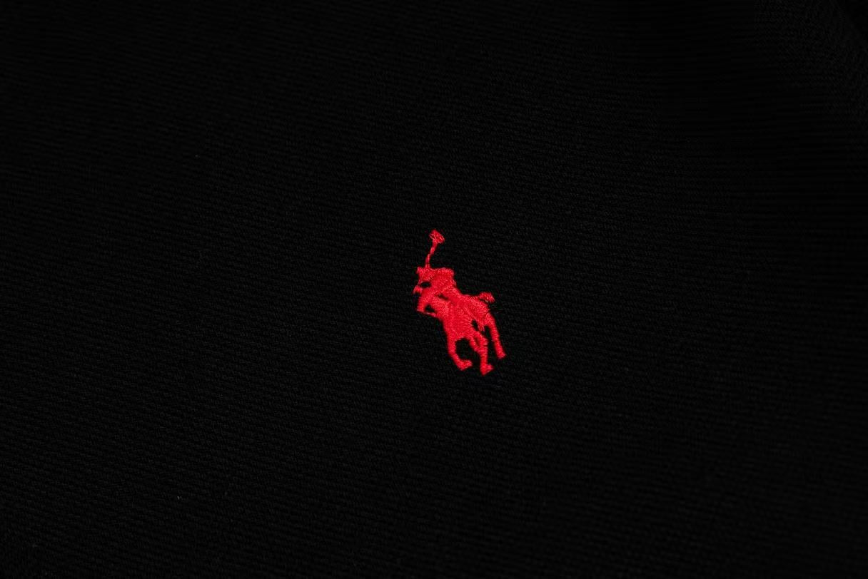Ordinary Ralph Lauren Men Polo Shirt In Black