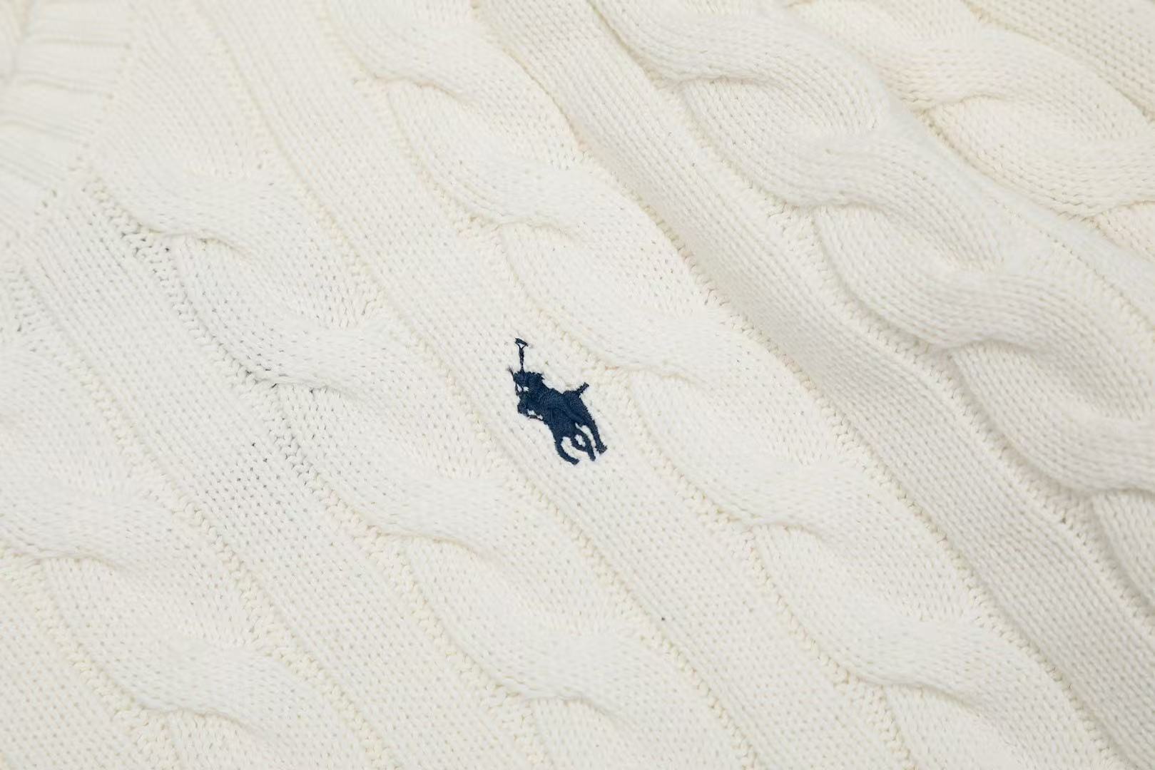 Ordinary Ralph Lauren Cream Cable Knit Cotton Jumper