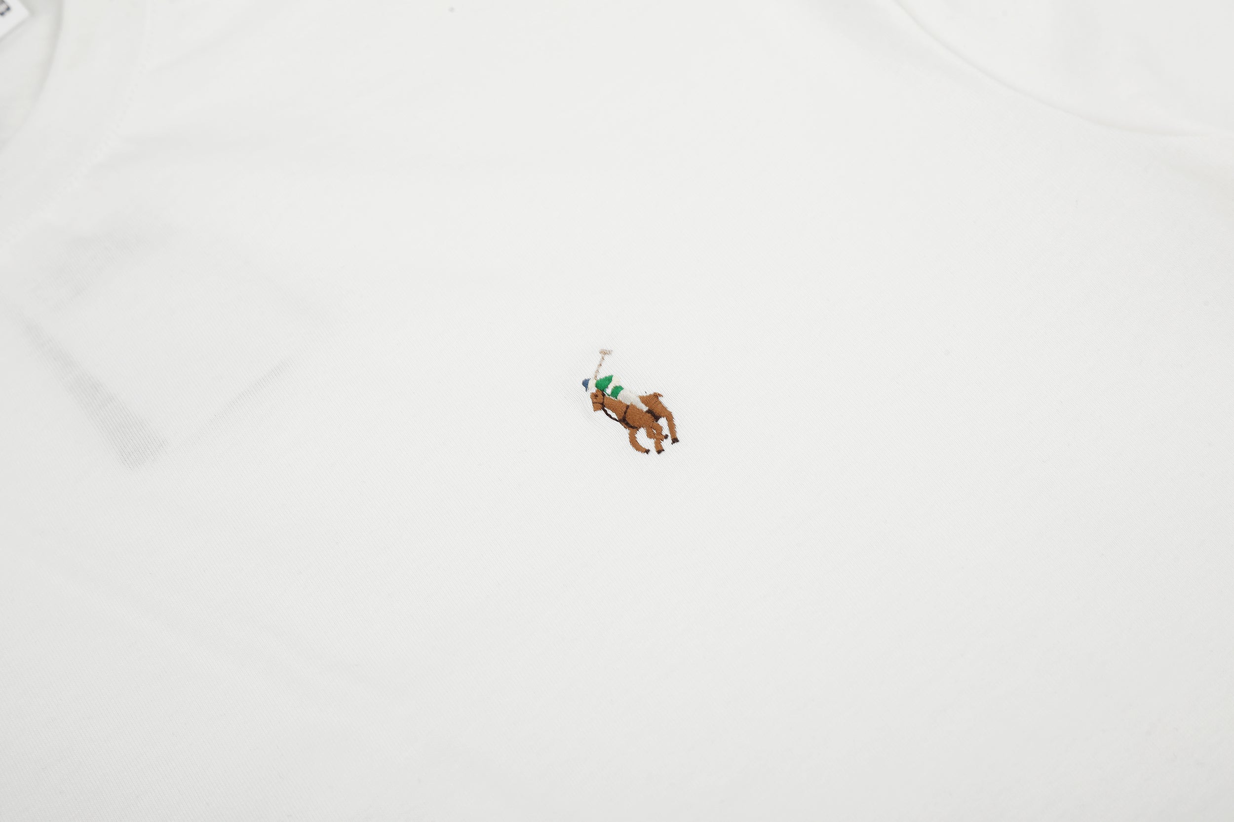 Ordinary Ralph Lauren White Men T shirt Crew Neck