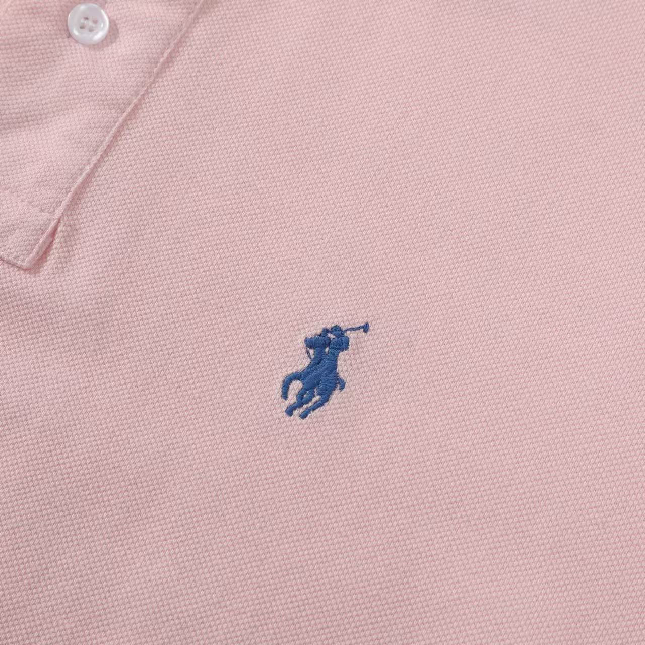 Ordinary Ralph Lauren Men Pink Polo Shirt